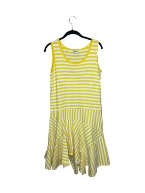 MARIMEKKO Yellow/White Striped Sundress